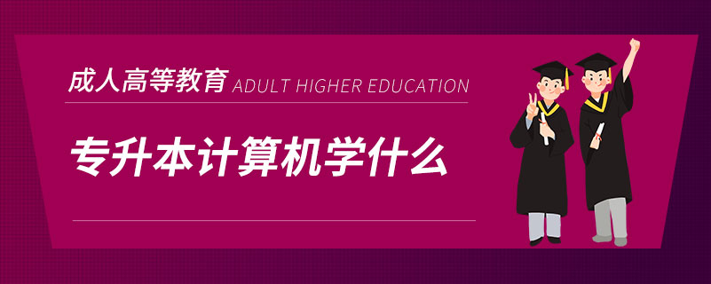 专升本计算机学什么