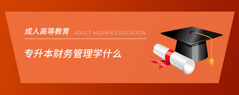 专升本财务管理学什么