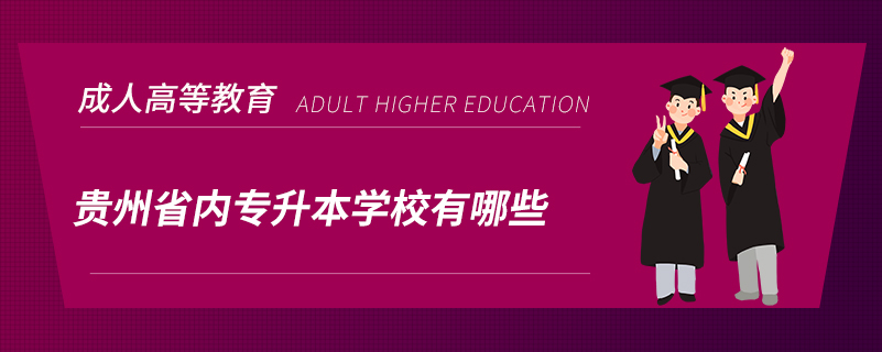 贵州省内专升本学校有哪些