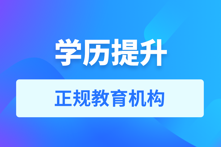 学历提升教育机构