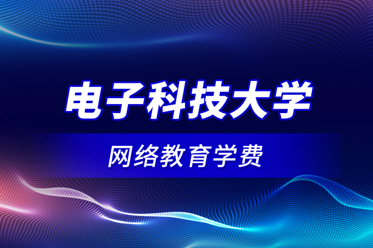 电子科技大学网络教育学费